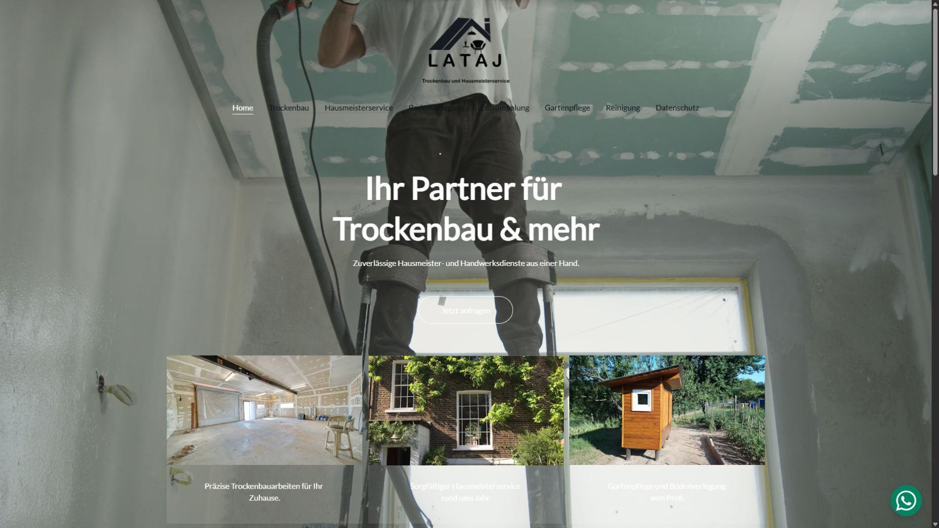 Bildschirmaufnahme: Lataj Trockenbau